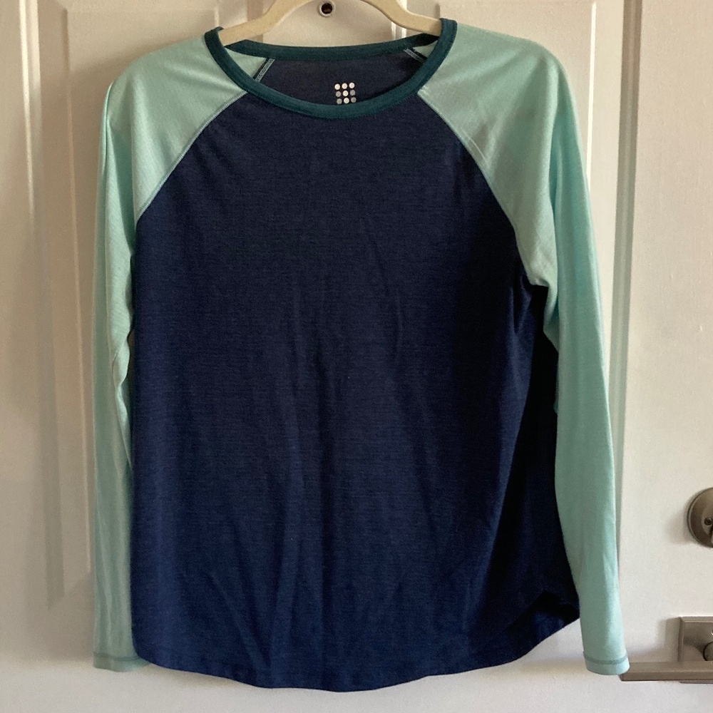 Title Nine Womens Raglan Tee Size S
